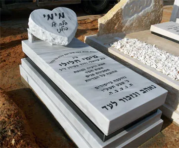 דוגמה - שיפוץ וחידוש מצבות